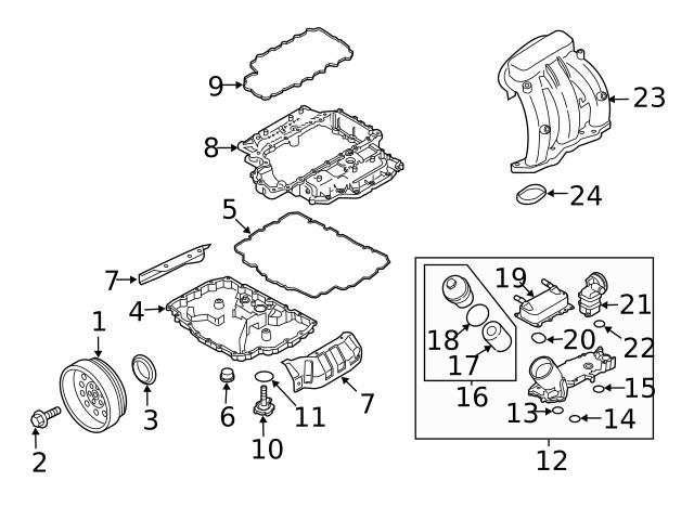 Porsche Oil Pan Auto Parts