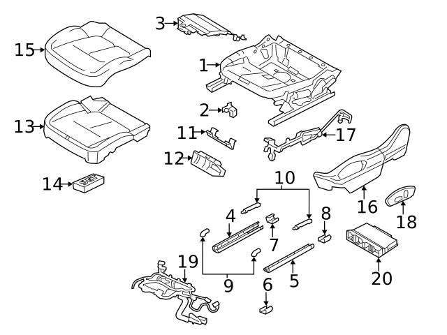 Genuine Porsche PAB860985 Fire Extinguisher Mount; Right - Porsche ...