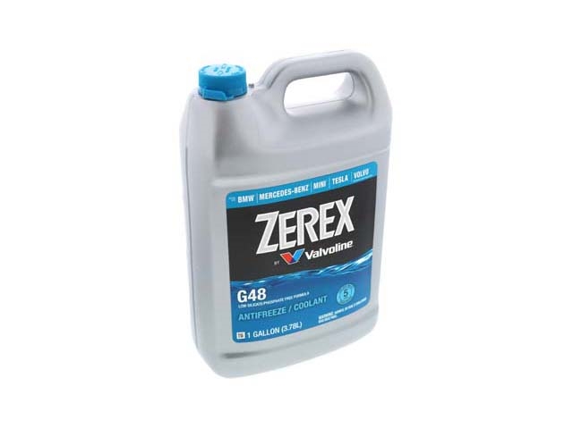Zerex G-48 Q6880187, 861583 Antifreeze/Coolant; Blue; Concentrate, 1 Gallon
