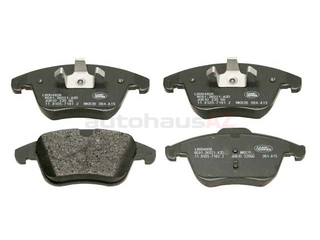 Genuine Land Rover LR134693 Brake Pad Set; Front - Land Rover