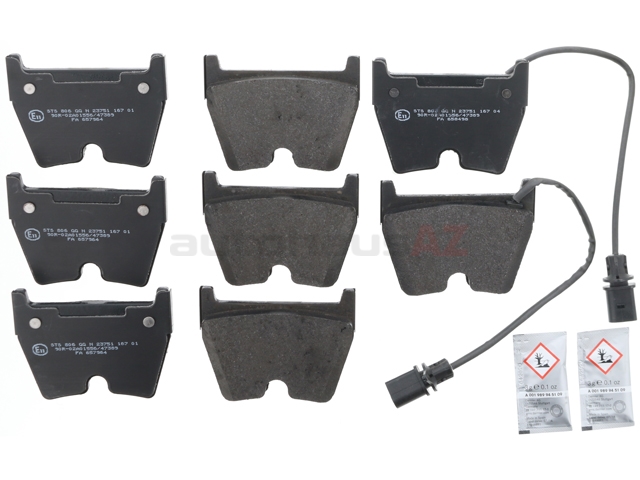 STS Friction Front Brake Pad Set 4B3698151A Audi RS6