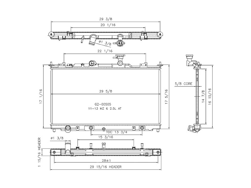 Mazda 6 Radiator Parts Discount Online Store