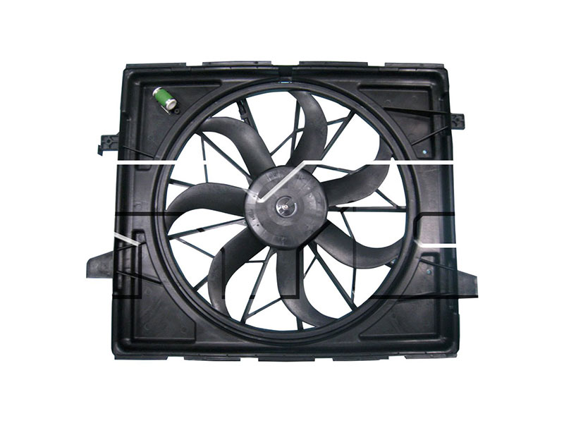 TYC 622660 Cooling Fan Assembly - Dodge, Jeep | 55037992AD 621498 ...