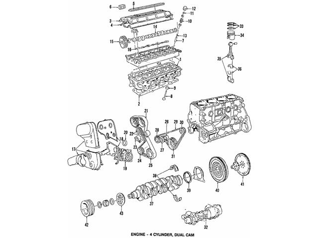 Genuine Volvo 1378376 Crankshaft Sprocket/Gear - Volvo