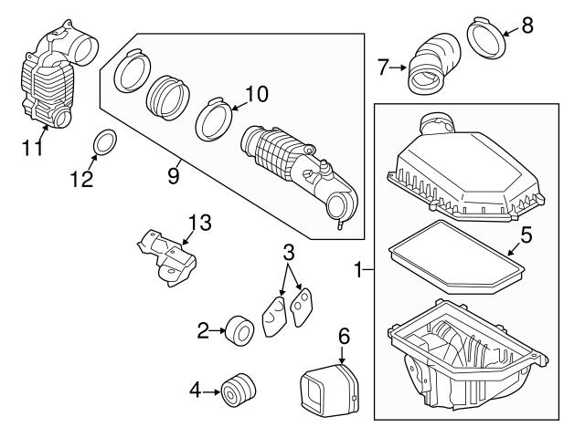 Genuine Volvo 30671772 Air Intake Hose - Volvo