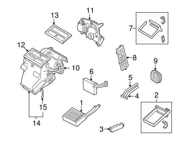 Genuine Volvo 30733901 Heater Blend Door Actuator - Volvo