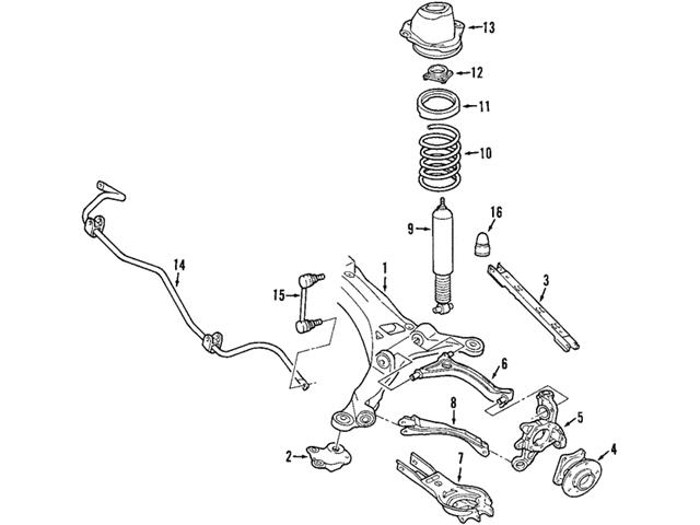 Genuine Volvo 30748381 Coil Spring - Volvo