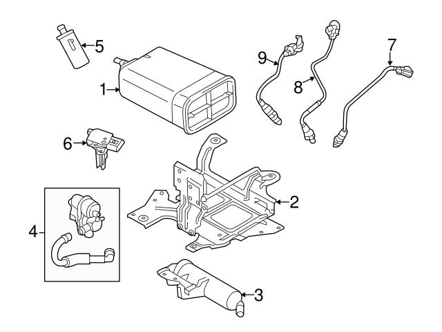 Genuine Volvo 30750672 Vapor Canister Filter - Volvo