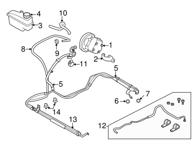 Genuine Volvo 31201407 Power Steering Cooler - Volvo