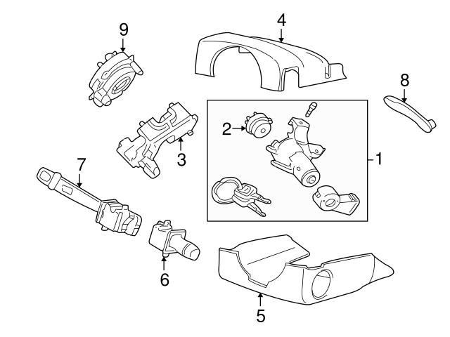 Genuine Volvo 31268582 Wiper Switch - Volvo