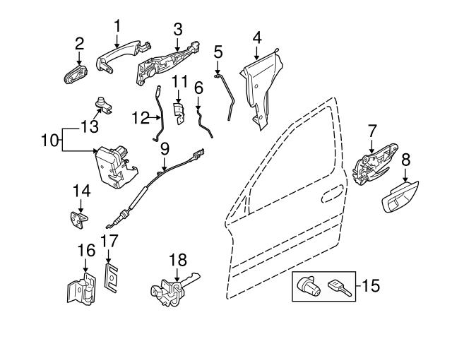 Genuine Volvo 31276189 Door Handle, Interior; Right - Volvo