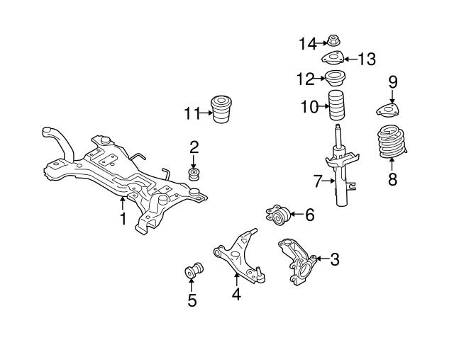 Genuine Volvo 31277462 Control Arm; Front Right - Volvo