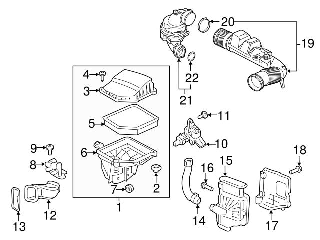 Genuine Volvo 31370245 Air Intake Hose - Volvo