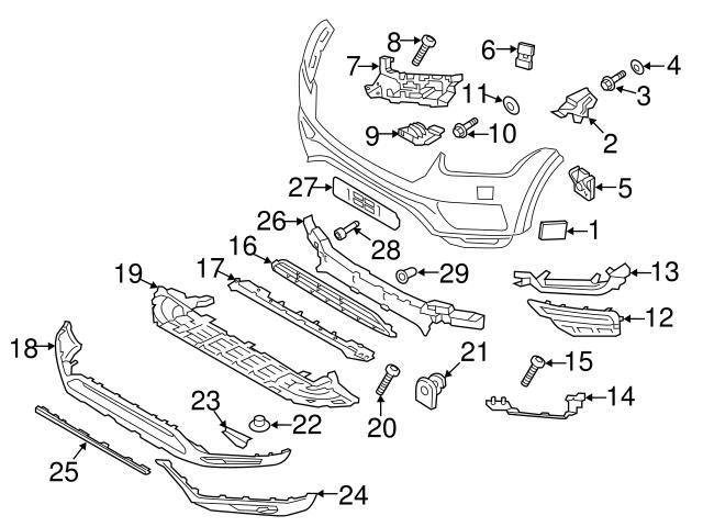 Genuine Volvo 31383867 Grille; Right - Volvo