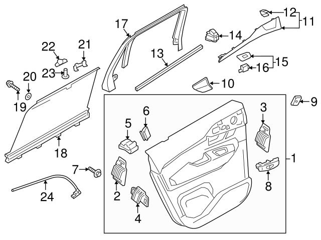 Genuine Volvo 31453232 Power Window Switch; Front Left - Volvo | 31376495