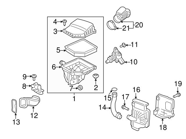 Genuine Volvo 31474862 Air Filter & Housing Assembly - Volvo | 31338742 ...