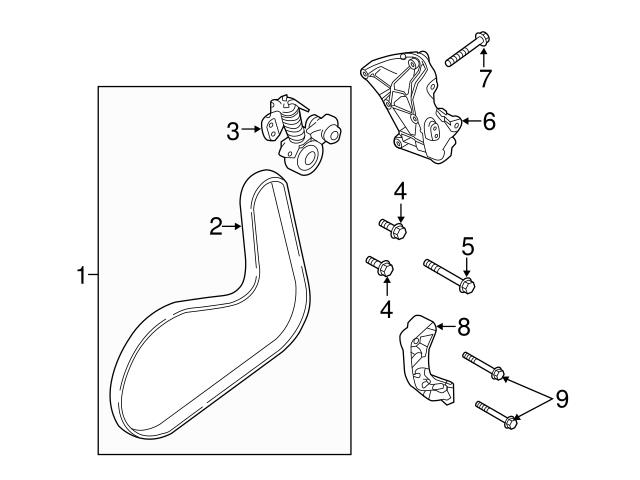 Genuine Volvo 31480362 Serpentine Belt - Volvo | 31430187 31430706