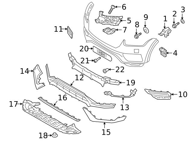 Genuine Volvo 31663520 Grille; Left - Volvo