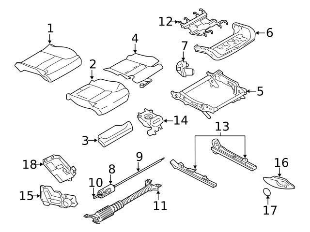 Genuine Volvo 32206743 Seat Cover; Right - Volvo