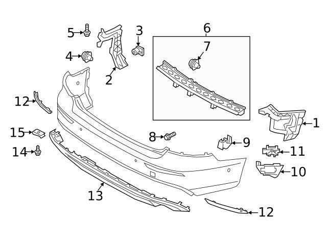 Genuine Volvo 32337875 Reflector Panel; Right | 31656587