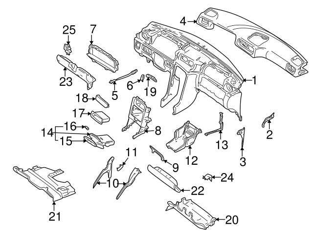 Genuine Volvo 3524841 Cabin Air Temperature Sensor - Volvo