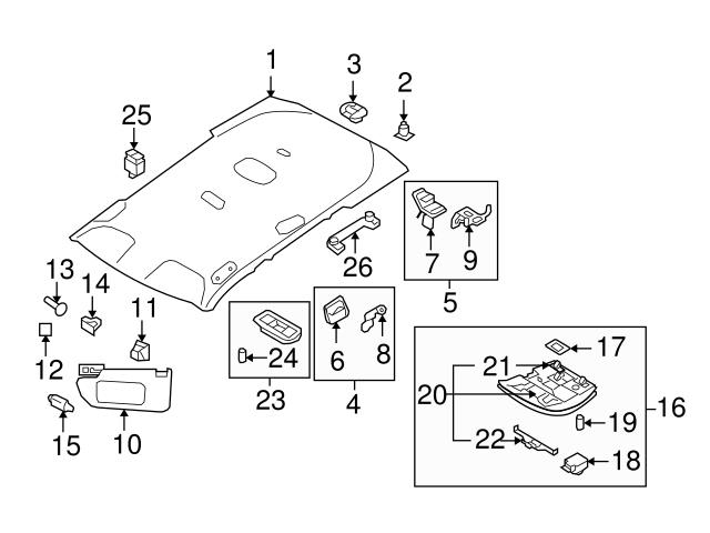 Genuine Volvo 39826637 Map Light - Volvo