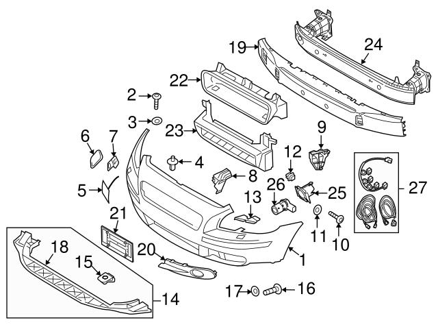 Genuine Volvo 39870635 Jack Plug Cover; Left - Volvo