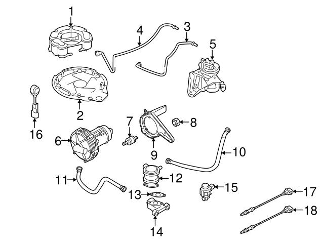 Genuine VW/Audi 06J131166A Secondary Air Injection Control Valve ...