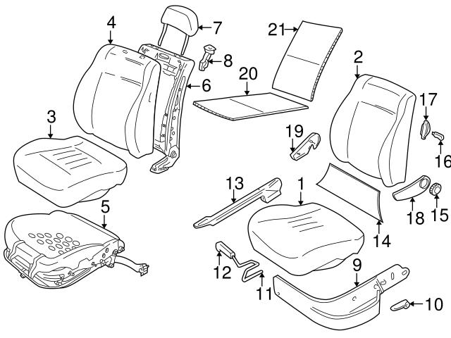 Seat Base Foam Padding GTI