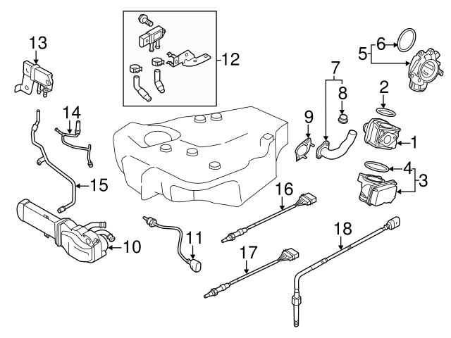 Genuine VW/Audi 1K0131552A Vacuum Line - Audi, VW | VW1K0131552A