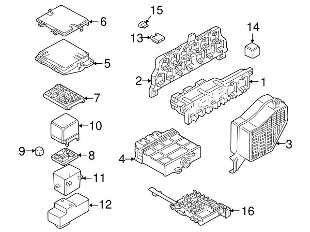 Genuine VW/Audi 443937105A A/C Thermo Fuse; Front - Audi, VW | VW443937105A