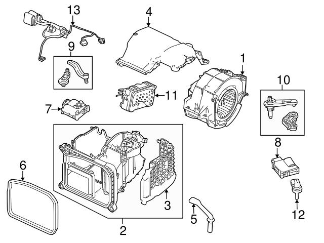 Genuine VW/Audi 4F0820511A HVAC Air Inlet Door Actuator - Audi ...