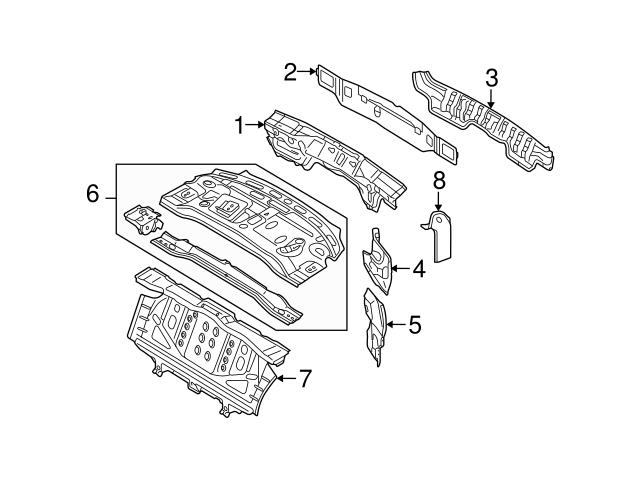 Genuine VW/Audi 4F5853268E01C Seat Track Cover; Right - Audi ...