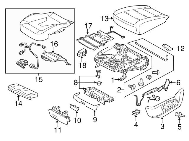 Genuine Vwaudi 5k0959772a Power Seat Control Module Left Right Audi Vw Vw5k0959772a 7442