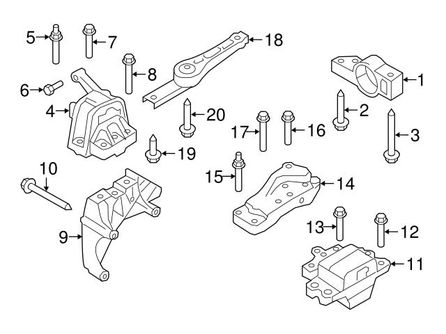 Vw tiguan deals parts list