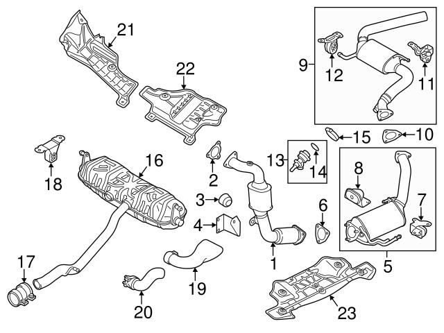 Genuine VW/Audi 7L8253144C Muffler Bracket; Rear - Audi, VW | VW7L8253144C