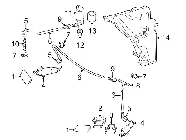 Genuine Volkswagen Audi - 8U0955276GRU - Headlight Washer Cover