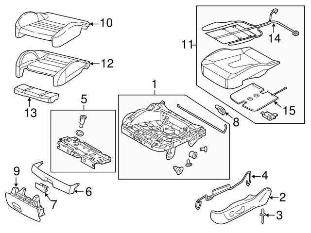 Genuine audi outlet seat covers